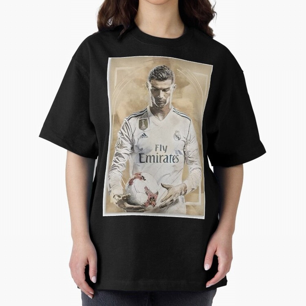 Cr7 Oversized T-Shirt Show Your Stadium Side during FIFA World Cup 2026 USA Canada Mexico Capturing CR7, Spain Energy, Fan Favorite Moments, National Team Passion, Big Match Drama and Soccer History; Built for Supporters Chasing Trophy Dreams,