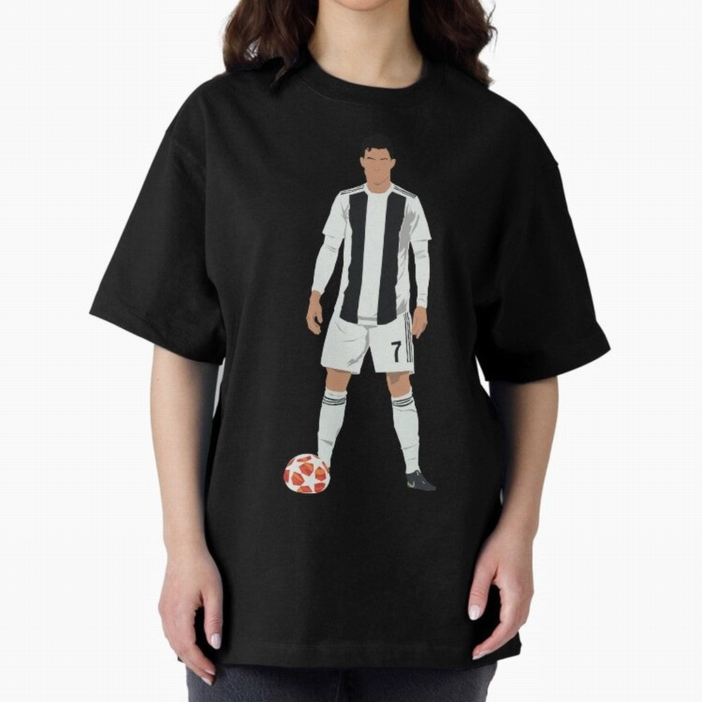Ronaldo Stance Oversized T-Shirt Make Every Match About the FIFA World Cup 2026 Journey through Neymar, Haaland and Cristiano Ronaldo Highlights, Portugal, Spain and Germany Pride, Stadium Chants, National Pride, Trophy Dreams and Unforgettable