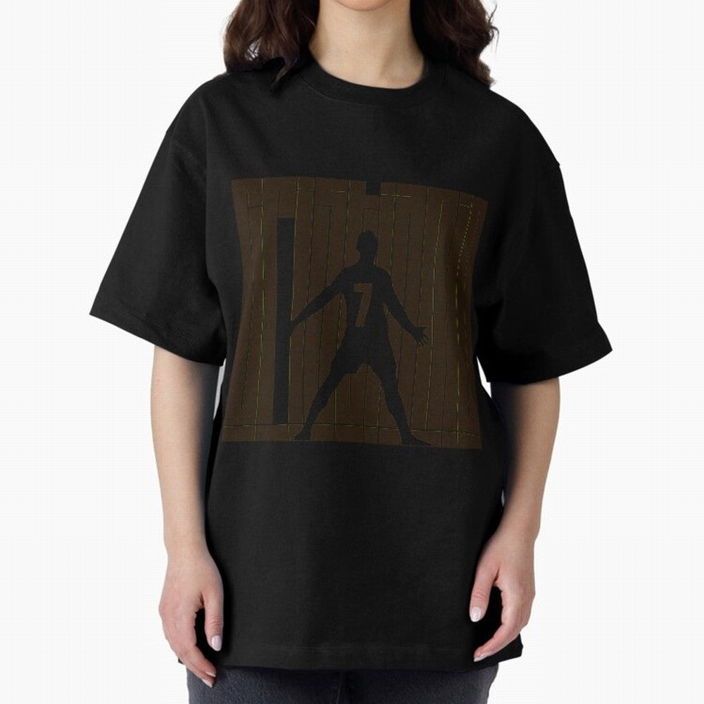 CR7 Ronaldo Oversized T-Shirt Fuel the Hype around Global Football Passion for FIFA World Cup 2026 Group Stage, Centered on Cristiano Ronaldo, Spain, Classic Soccer Heritage, Championship Pressure, Fan Loyalty and International Pride; Perfect for