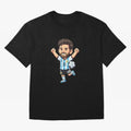 Cute Football Champion Cartoon Design Oversized T-Shirt Show Up for the Glory of FIFA World Cup 2026 USA Canada Mexico Spirit, Inspired by Netherlands, Mbappe, Soccer Culture, Superstar Moments, National Team Dreams and Competitive Fire; Perfect
