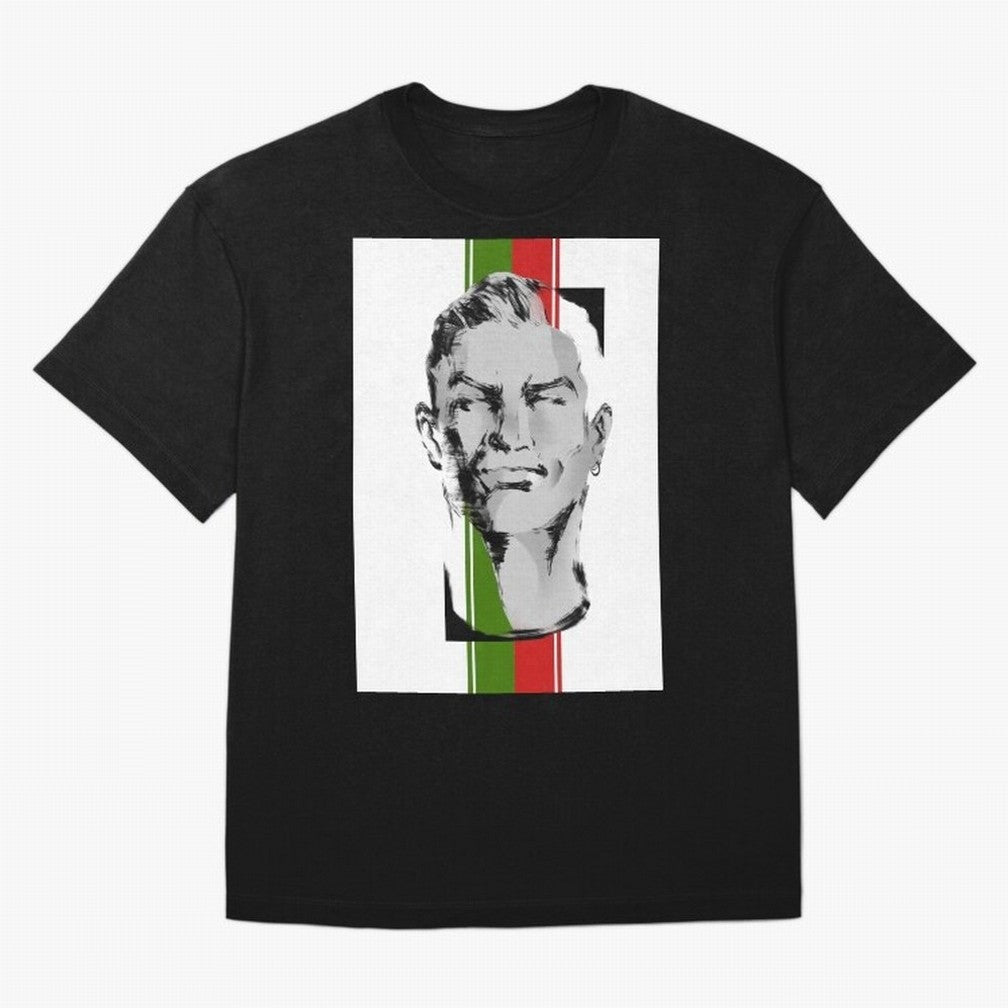 Cristiano Oversized T-Shirt Celebrate Soccer Greatness during FIFA World Cup 2026 Spirit, Capturing Portugal, Cristiano Ronaldo, Sports Nostalgia, International Competition, Famous Players and Unforgettable Victories; Made for Collectors Who Enjoy