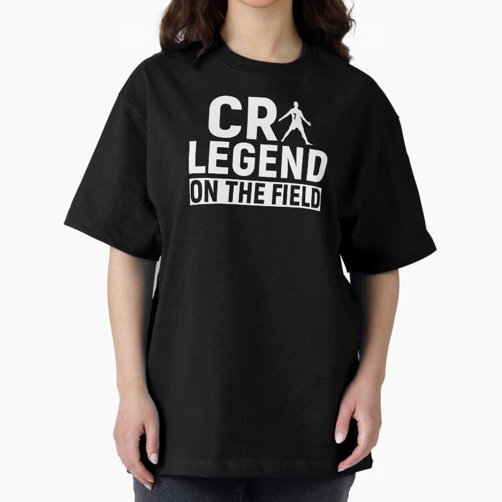 Cr7 Legend On The Field Oversized T-Shirt Celebrate the Magic of Match Day Hype around FIFA World Cup 2026, Messi and Cristiano Ronaldo, Netherlands, Champion Mindset, Group Stage Buzz, Knockout Tension and Passionate Fan Culture; Great for Watch
