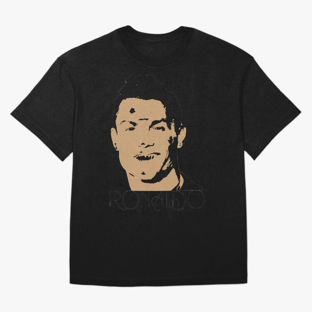 Portugal Football Captain Cristiano Ronaldo Vector Illustration Oversized T-Shirt Celebrate the Road through the FIFA World Cup 2026 Group Stage Journey through Haaland Highlights, Spain and Netherlands Pride, Sports Nostalgia, International