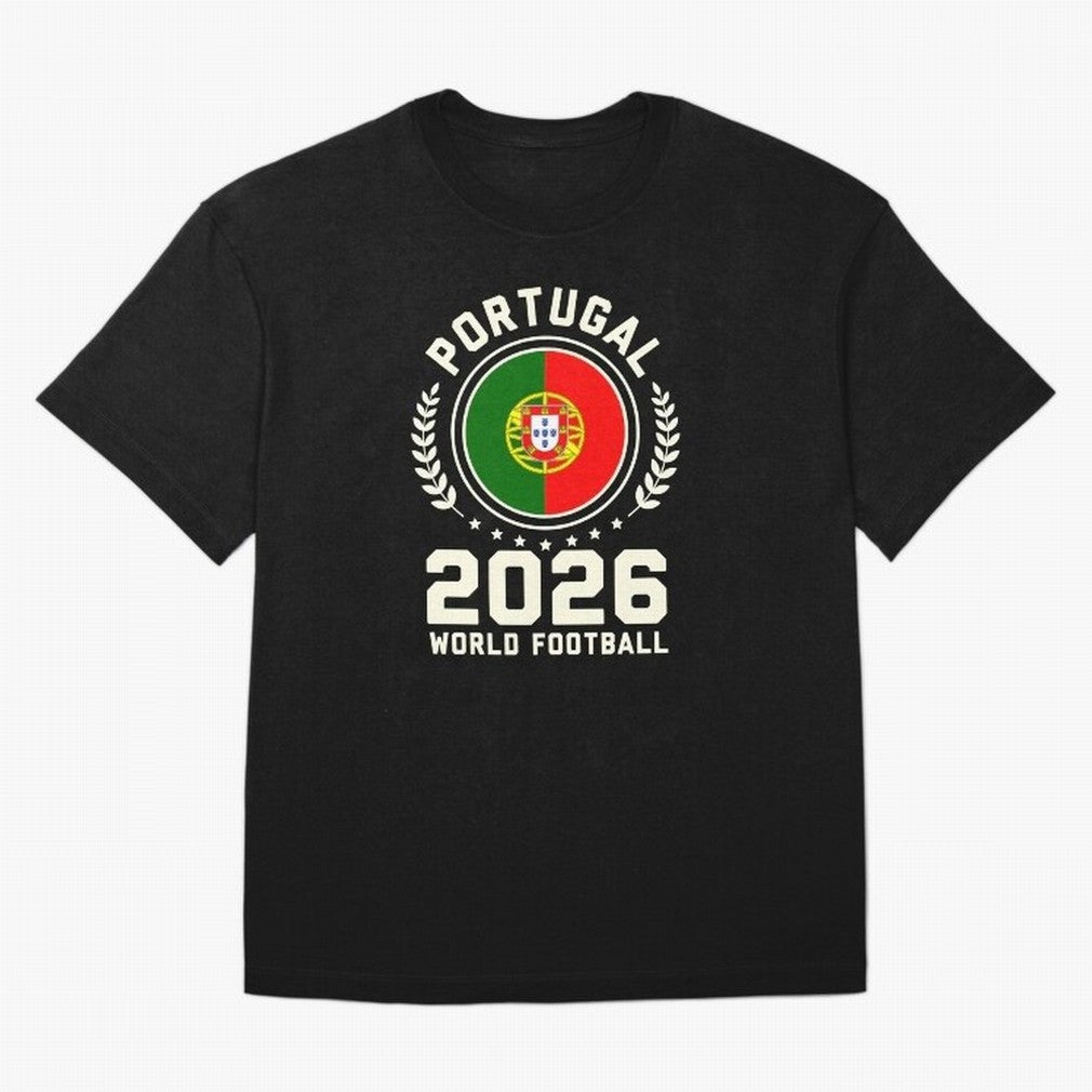 Portugal 2026 World Football Oversized T-Shirt Celebrate Match Day Hype around FIFA World Cup 2026 Group Stage, Cristiano Ronaldo, Haaland and CR7, Germany, Global Supporter Spirit, Legendary Goals, National Colors and Tournament Celebration; Made