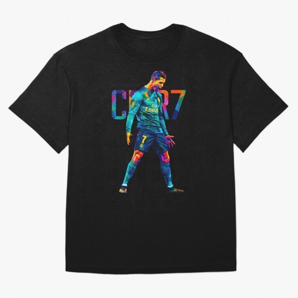 Ronaldo Cr7 Wpap Art Oversized T-Shirt Experience Match Day Hype around FIFA World Cup 2026, Mbappe, Netherlands, Stadium Chants, National Pride, Trophy Dreams and Unforgettable Football Memories; Created for Match Day Parties, Soccer Gifts, Fan