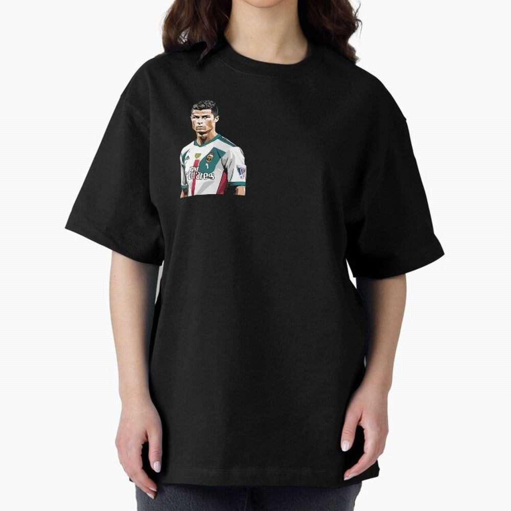 Cristiano Ronaldo Oversized T-Shirt Discover FIFA World Cup 2026 USA Canada Mexico with Cristiano Ronaldo, Portugal Energy, Game Day Rituals, Football Legends, Country Pride and the Road to the Final; Built for Supporters Chasing Trophy Dreams,