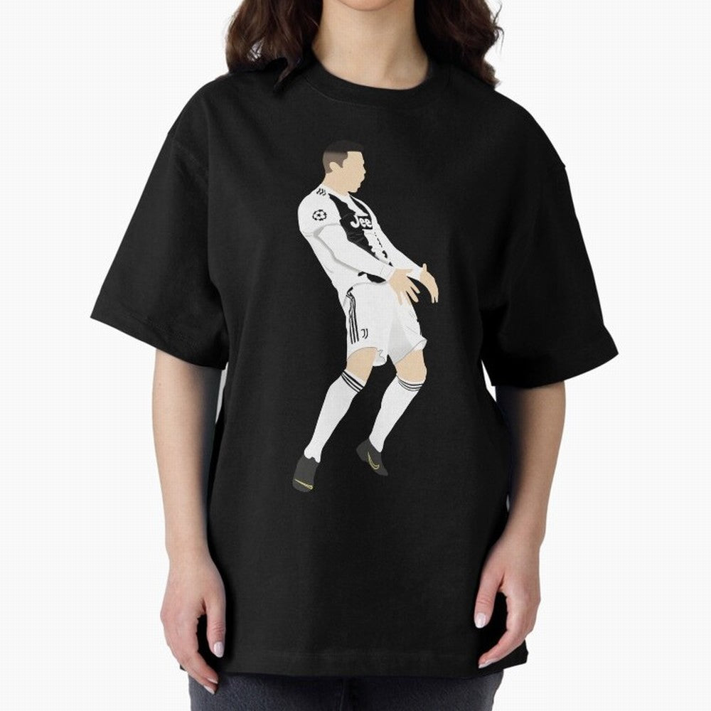 Cristiano Ronaldo Vs Atltico Oversized T-Shirt Feel the Trophy Chase of Global Football Passion for FIFA World Cup 2026 USA Canada Mexico, Inspired by Haaland, England, Fan Favorite Moments, National Team Passion, Big Match Drama and Soccer