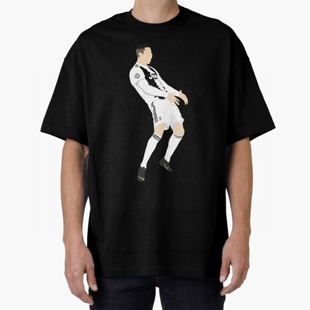 Cristiano Ronaldo Vs Atltico Oversized T-Shirt Feel the Trophy Chase of Global Football Passion for FIFA World Cup 2026 USA Canada Mexico, Inspired by Haaland, England, Fan Favorite Moments, National Team Passion, Big Match Drama and Soccer