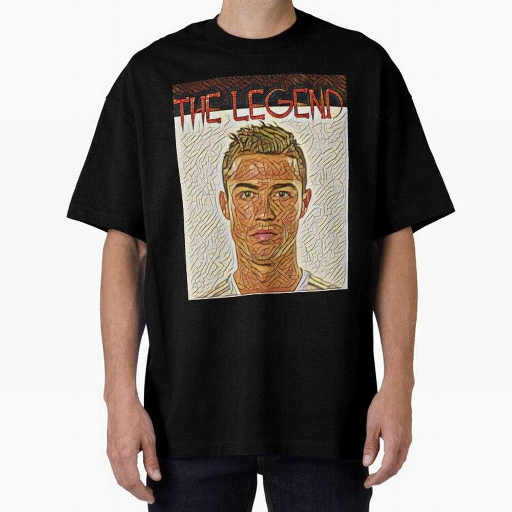 Cristiano Ronaldo Oversized T-Shirt Honor FIFA World Cup 2026 USA Canada Mexico for Fans of CR7 and Brazil, Portugal and Argentina, Bringing Tournament Hype, Historic Matchups, Family Viewing Parties and Global Sports Pride; Created for Match Day