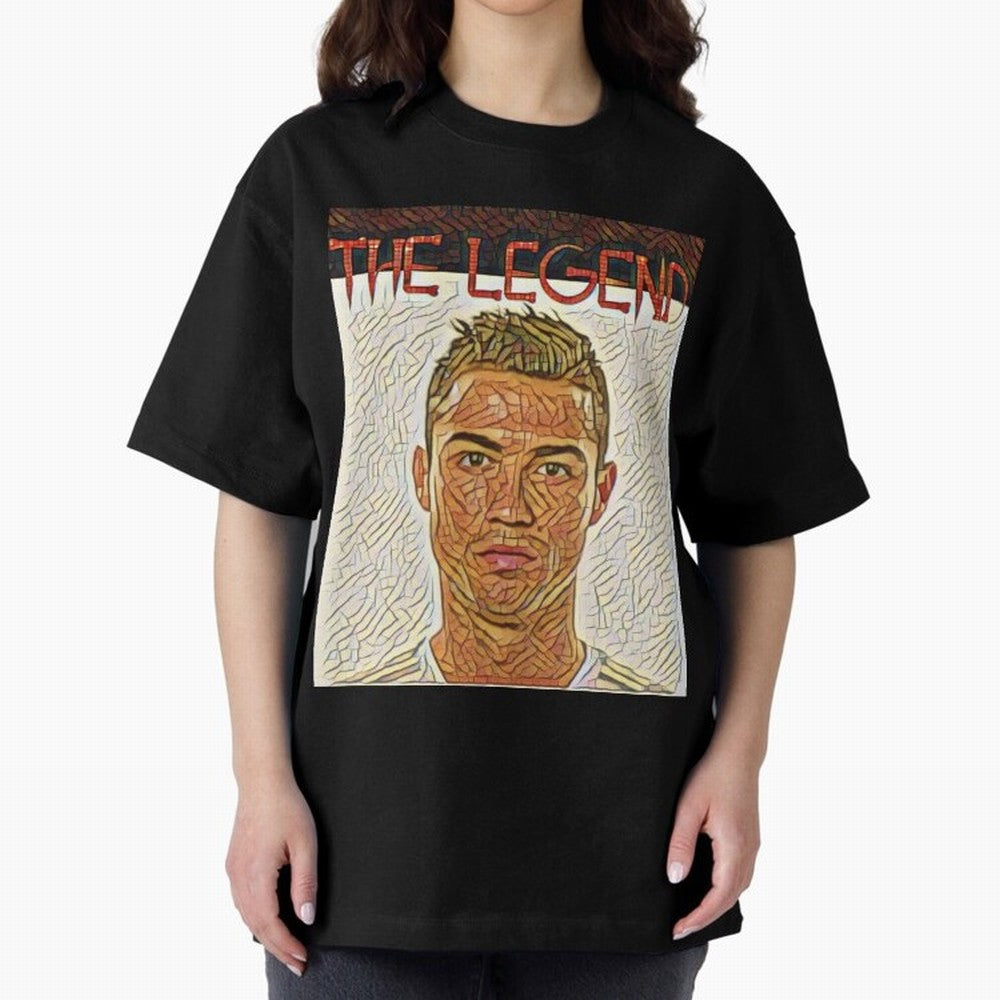 Cristiano Ronaldo Oversized T-Shirt Honor FIFA World Cup 2026 USA Canada Mexico for Fans of CR7 and Brazil, Portugal and Argentina, Bringing Tournament Hype, Historic Matchups, Family Viewing Parties and Global Sports Pride; Created for Match Day