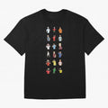 Badly Drawn Footballers Oversized T-Shirt Bring Global Tournament Vibes to Global Football Passion for FIFA World Cup 2026, Inspired by Messi and Cristiano Ronaldo, Argentina, France and Brazil, Classic Soccer Heritage, Championship Pressure, Fan