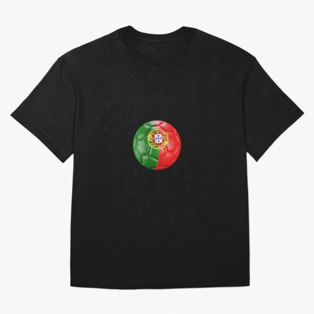 Portugal Oversized T-Shirt Join Supporters Worldwide for FIFA World Cup 2026 USA Canada Mexico for Fans of CR7 and Messi and France and Portugal, Bringing Supporter Pride, Iconic Celebrations, Legendary Names and Global Match Day Energy; Made for