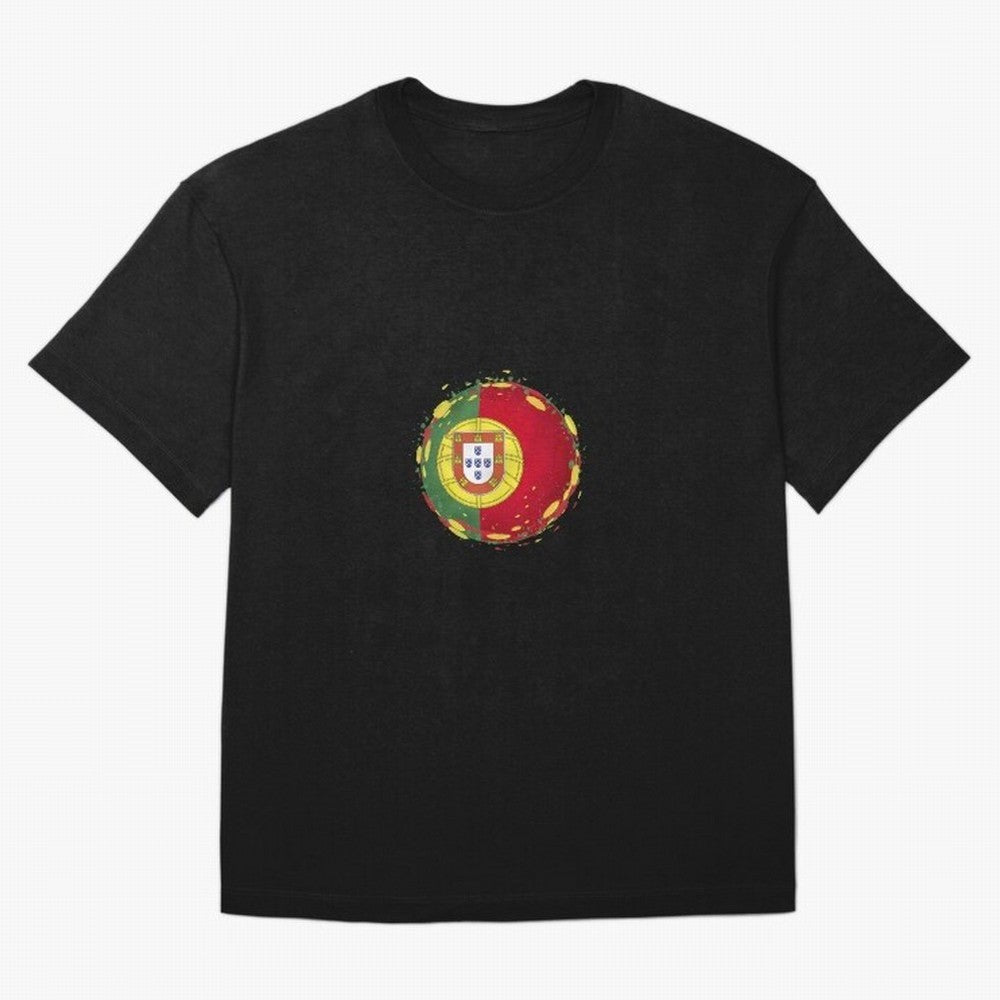 Portugal Oversized T-Shirt Bring Retro Soccer Energy to FIFA World Cup 2026 USA Canada Mexico Spirit, Centered on Germany, Mbappe, Football History, Final Match Energy, Crowd Noise and Once in a Lifetime Moments; Great for Supporters Who Love