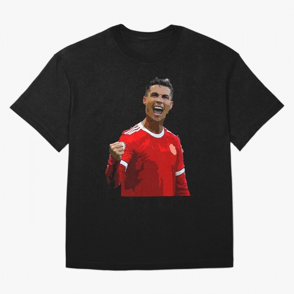 Cristiano Ronaldo Oversized T-Shirt Fuel FIFA World Cup 2026 Group Stage for Fans of Messi, Neymar and Mbappe and Argentina, Bringing Stadium Chants, National Pride, Trophy Dreams and Unforgettable Football Memories; Created for Match Day Parties,