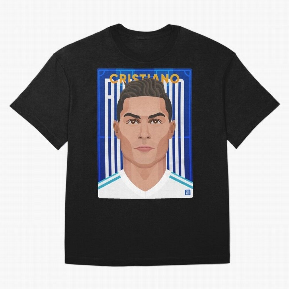 Cristiano Ronaldo (RM) | The Commander Oversized T-Shirt Celebrate Football Dreams Across FIFA World Cup 2026 Built around Cristiano Ronaldo, Haaland and CR7, Brazil Energy, Vintage Soccer Flavor, Modern Football Stars, National Flags and Final