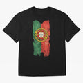 Vintage Portugal Flag Soccer Fan Design Oversized T-Shirt Treasure FIFA World Cup 2026 for Fans of Mbappe and Neymar and Spain, Bringing Football History, Final Match Energy, Crowd Noise and Once in a Lifetime Moments; Great for Watch Parties,