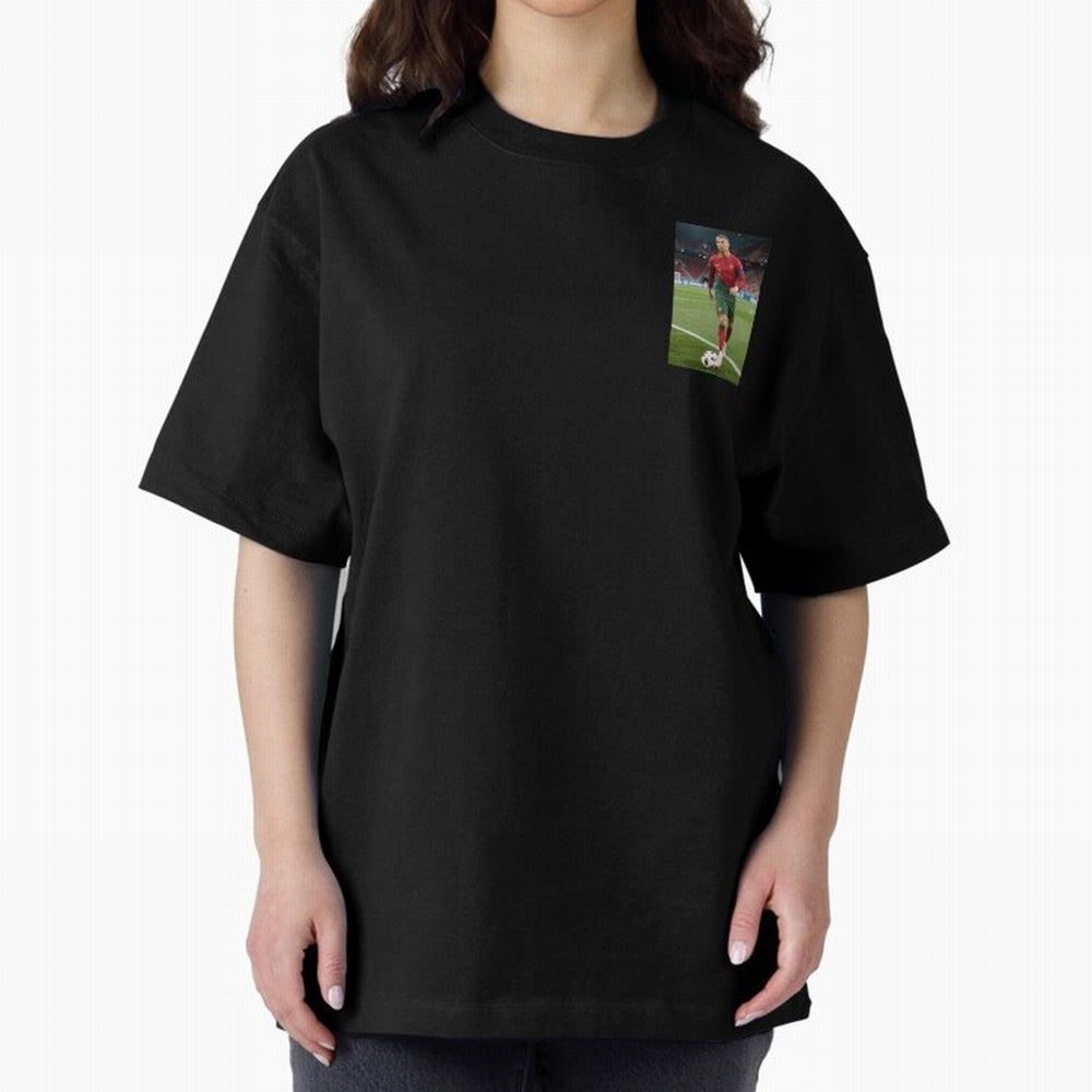 CR7 Oversized T-Shirt Experience the FIFA World Cup 2026 Journey through Cristiano Ronaldo, Haaland and CR7 Highlights, Germany Pride, Global Supporter Spirit, Legendary Goals, National Colors and Tournament Celebration; Made for Collectors Who