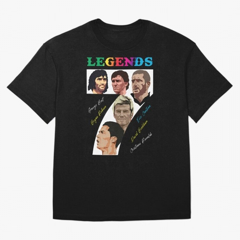LEGENDS OF FOOTBALL Oversized T-Shirt Show Passion for the Stars of Match Day Hype around FIFA World Cup 2026 Group Stage, Haaland and Mbappe, Spain and Netherlands, Soccer Culture, Superstar Moments, National Team Dreams and Competitive Fire;