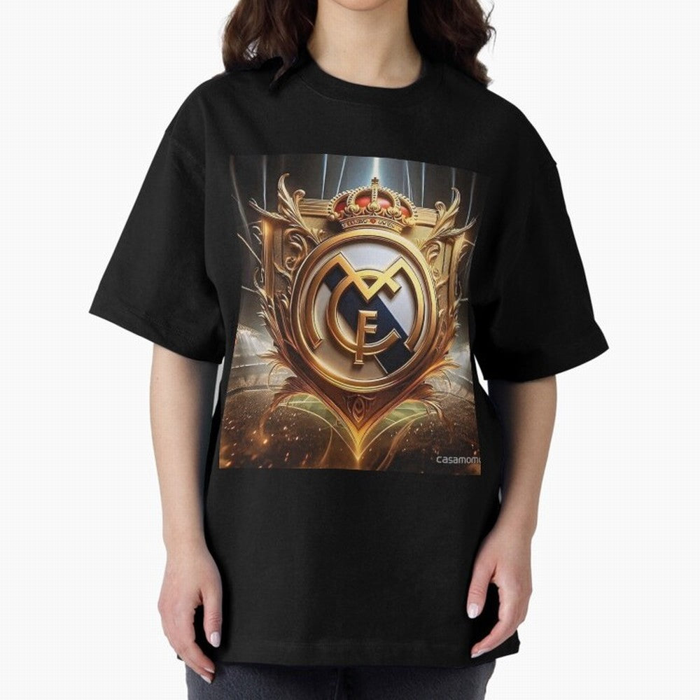 Galaxy of Real Madrid Oversized T-Shirt Celebrate Football Dreams Across FIFA World Cup 2026 Group Stage for Fans of Haaland and Mbappe and Brazil, Portugal and Argentina, Bringing Global Supporter Spirit, Legendary Goals, National Colors and