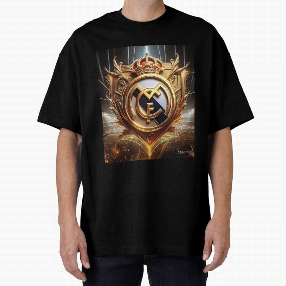 Galaxy of Real Madrid Oversized T-Shirt Celebrate Football Dreams Across FIFA World Cup 2026 Group Stage for Fans of Haaland and Mbappe and Brazil, Portugal and Argentina, Bringing Global Supporter Spirit, Legendary Goals, National Colors and