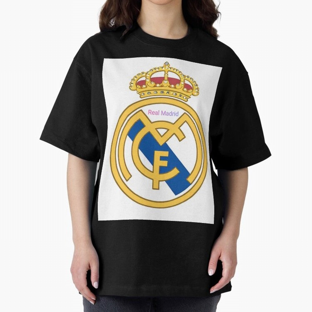 Real Madrid Gold Oversized T-Shirt Feel International Energy from FIFA World Cup 2026 USA Canada Mexico for Fans of Cristiano Ronaldo, Haaland and CR7 and Netherlands, Bringing Championship Spirit, Famous Goals, Roaring Crowds and International