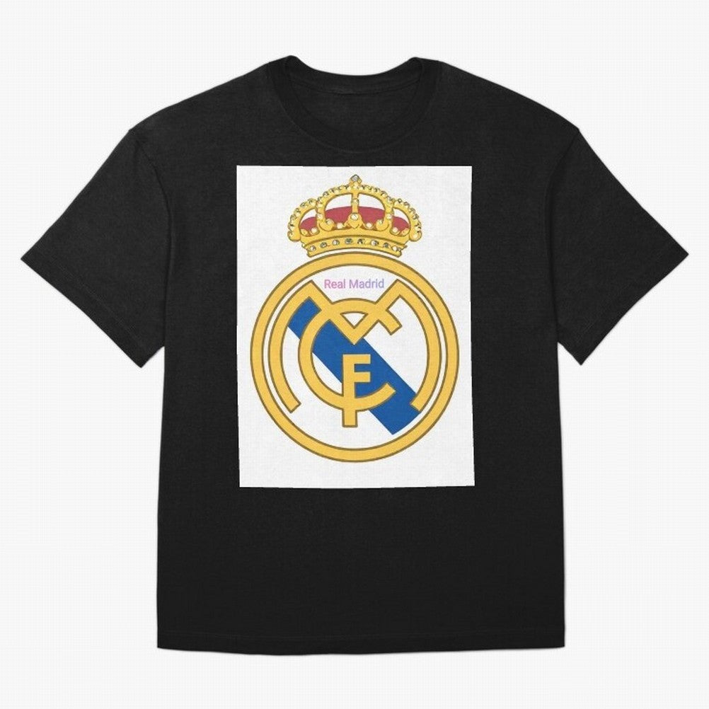 Real Madrid Gold Oversized T-Shirt Feel International Energy from FIFA World Cup 2026 USA Canada Mexico for Fans of Cristiano Ronaldo, Haaland and CR7 and Netherlands, Bringing Championship Spirit, Famous Goals, Roaring Crowds and International
