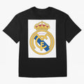 Real Madrid Gold Oversized T-Shirt Feel International Energy from FIFA World Cup 2026 USA Canada Mexico for Fans of Cristiano Ronaldo, Haaland and CR7 and Netherlands, Bringing Championship Spirit, Famous Goals, Roaring Crowds and International