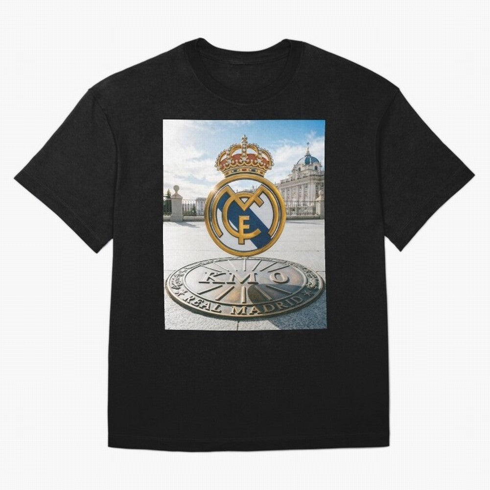 Madrid Futbol km0 Oversized T-Shirt Show Your Love for the FIFA World Cup 2026 USA Canada Mexico Journey through Neymar, Haaland and Cristiano Ronaldo Highlights, Portugal Pride, Stadium Chants, National Pride, Trophy Dreams and Unforgettable