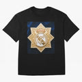 Escudo del Realma Oversized T-Shirt Support Your Favorite Stars during FIFA World Cup 2026 USA Canada Mexico for Fans of Messi and England, France and Netherlands, Bringing Football Festival Excitement, Trophy Ambitions, Country Rivalries and Star
