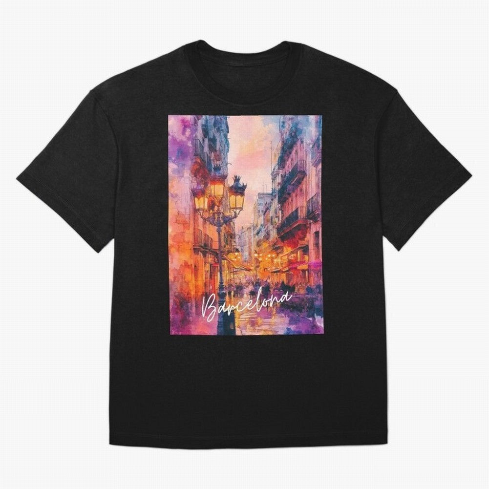 Barcelona Oversized T-Shirt Show Up for the Glory of FIFA World Cup 2026 Group Stage Spirit, Centered on Germany, Messi, CR7 and Mbappe, Supporter Pride, Iconic Celebrations, Legendary Names and Global Match Day Energy; Ideal for Football Dads,