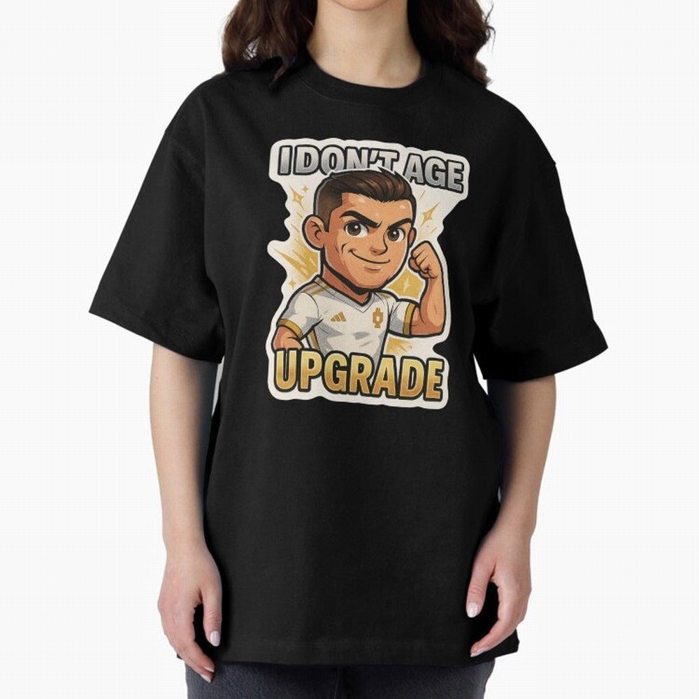 I Dont Age Upgrade Oversized T-Shirt Celebrate Every Goal in Global Football Passion for FIFA World Cup 2026 USA Canada Mexico, Built around Haaland and Mbappe, England and Germany, Vintage Soccer Flavor, Modern Football Stars, National Flags and