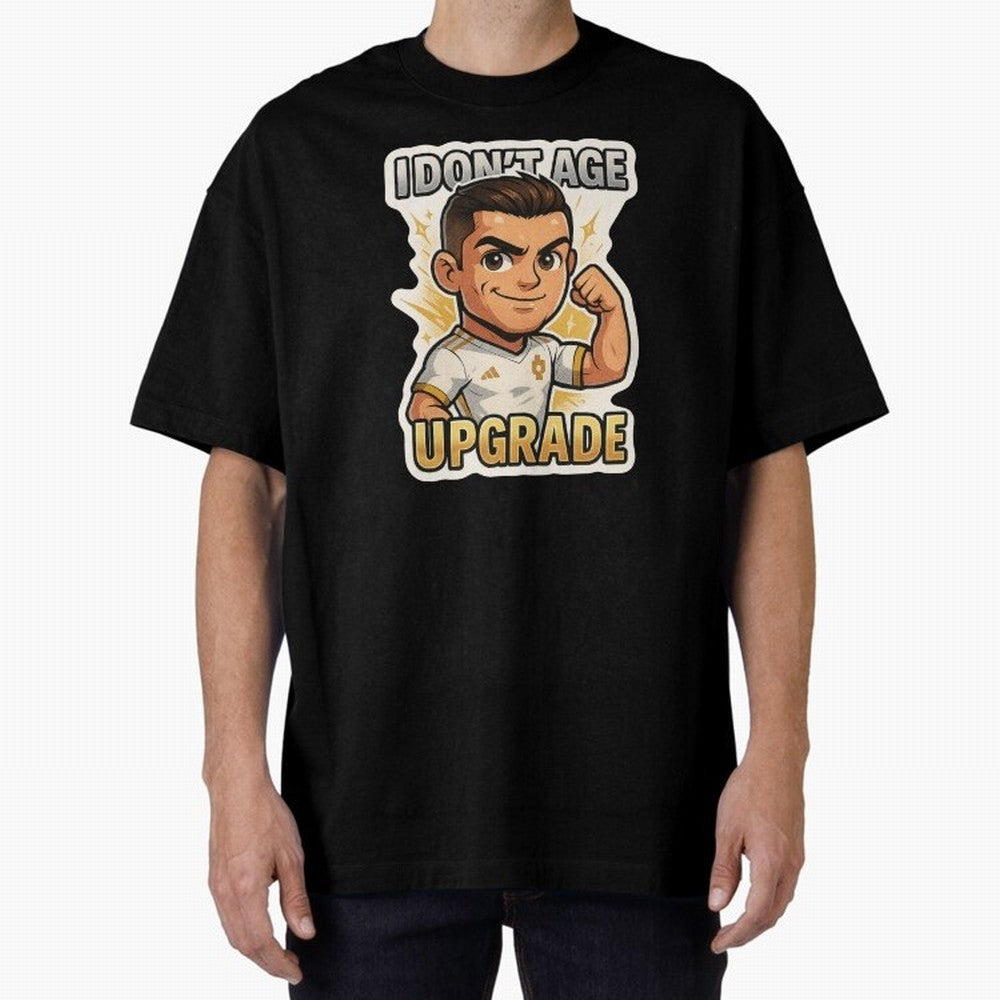 I Dont Age Upgrade Oversized T-Shirt Celebrate Every Goal in Global Football Passion for FIFA World Cup 2026 USA Canada Mexico, Built around Haaland and Mbappe, England and Germany, Vintage Soccer Flavor, Modern Football Stars, National Flags and