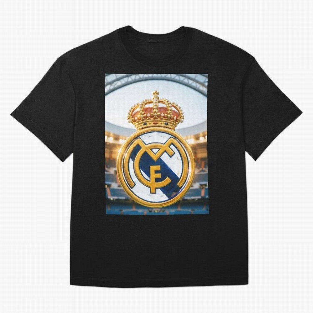 Realeza Madridista Oversized T-Shirt Make Memories around FIFA World Cup 2026 Group Stage for Fans of Haaland and Spain, Bringing Supporter Pride, Iconic Celebrations, Legendary Names and Global Match Day Energy; Perfect for Supporters Who Want