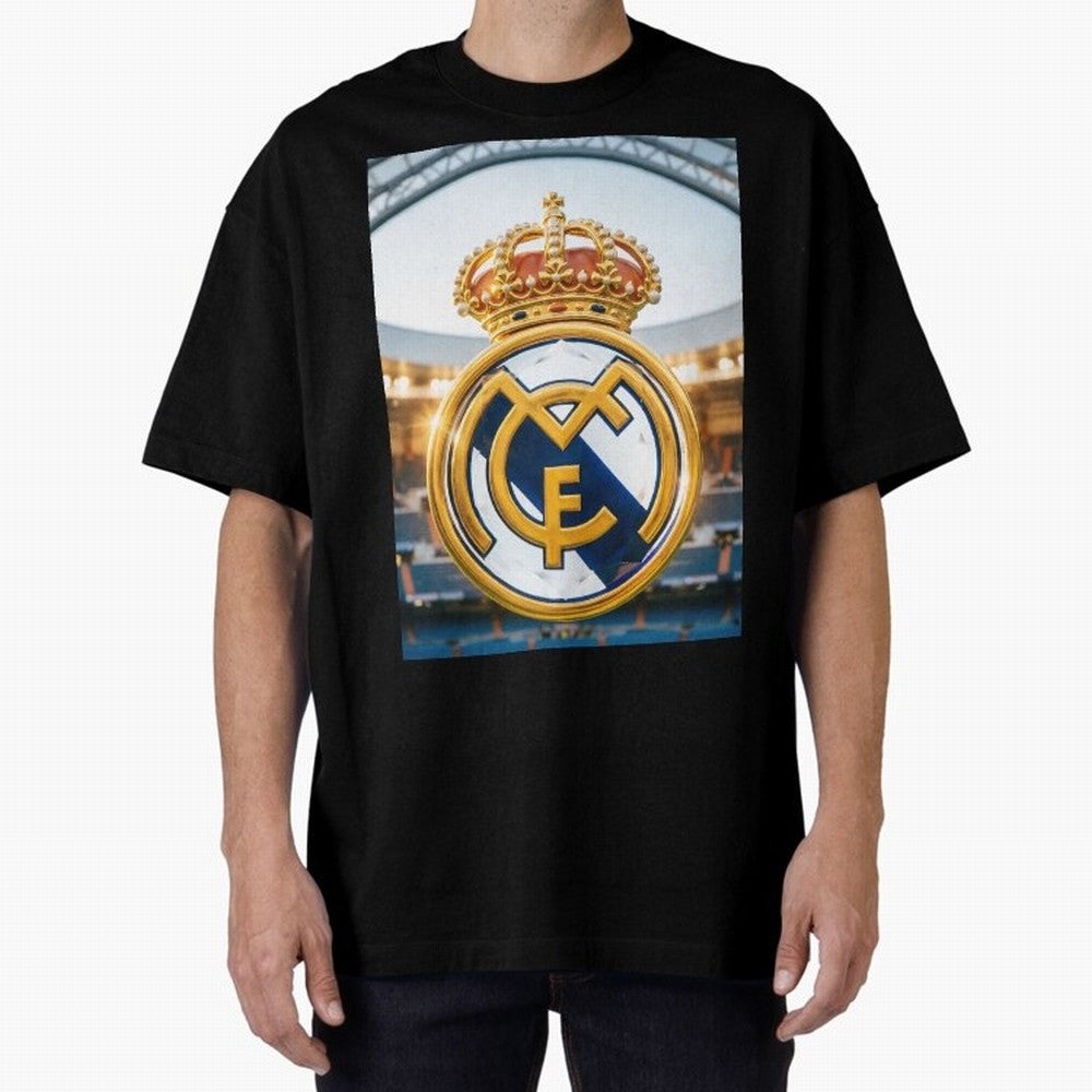 Realeza Madridista Oversized T-Shirt Make Memories around FIFA World Cup 2026 Group Stage for Fans of Haaland and Spain, Bringing Supporter Pride, Iconic Celebrations, Legendary Names and Global Match Day Energy; Perfect for Supporters Who Want
