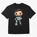 Lionel Messi Figurine Oversized T-Shirt Celebrate the Biggest Stage of Match Day Hype around FIFA World Cup 2026, CR7, Argentina, Supporter Pride, Iconic Celebrations, Legendary Names and Global Match Day Energy; Built for Supporters Chasing Trophy