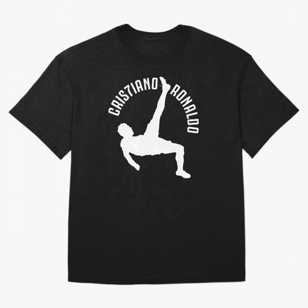 Cristiano Ronaldo - Bicycle Oversized T-Shirt Treasure FIFA World Cup 2026 for Fans of Mbappe and Neymar and Spain, Bringing Football History, Final Match Energy, Crowd Noise and Once in a Lifetime Moments; Great for Watch Parties, Sports Bars,