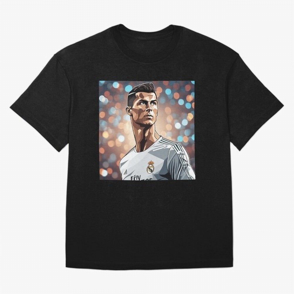 Ronaldo Cr7 Cristiano The Goat Artwork Futbol Soccer Oversized T-Shirt Show Championship Spirit for Match Day Hype around FIFA World Cup 2026, Messi, CR7 and Mbappe, Germany, Classic Soccer Heritage, Championship Pressure, Fan Loyalty and