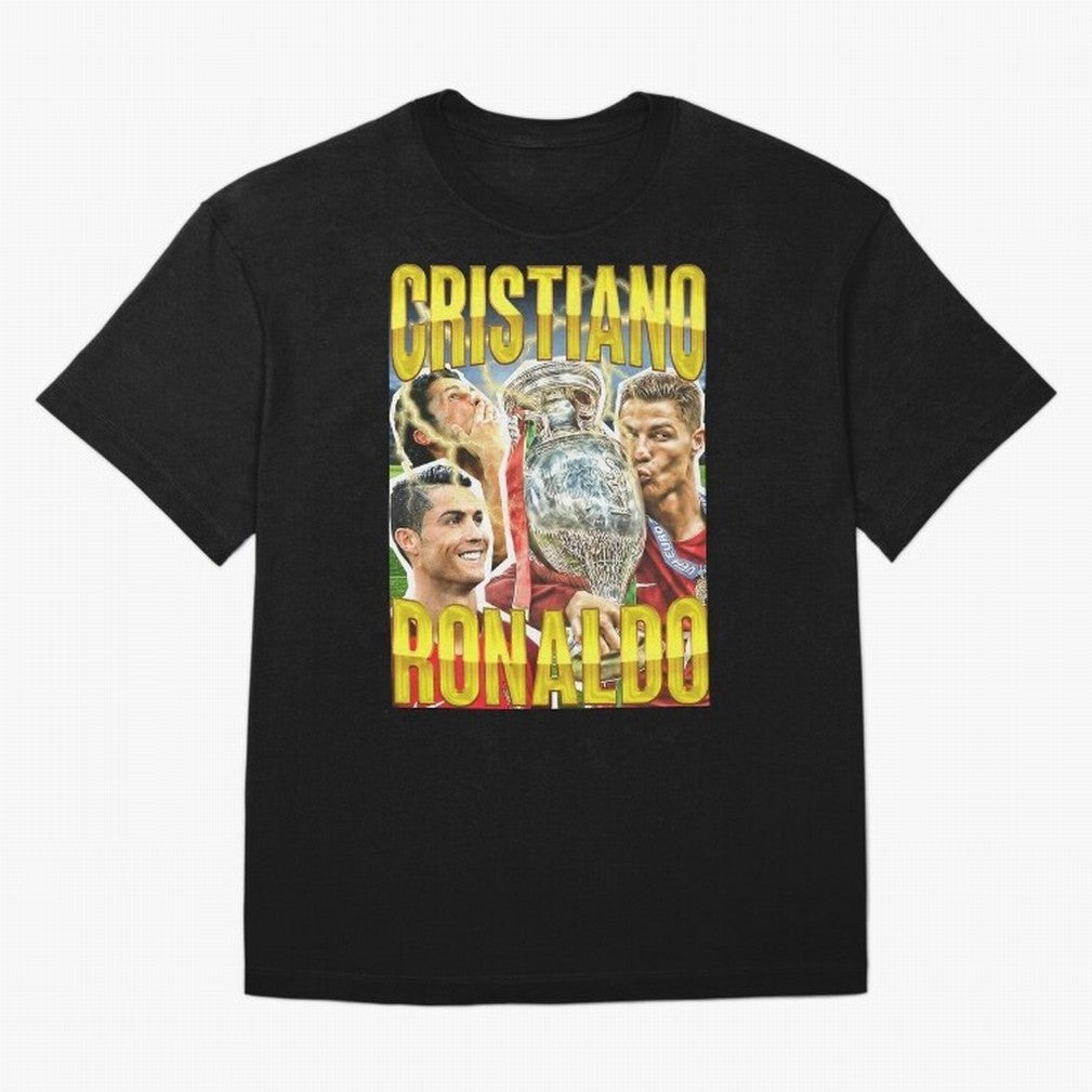 Cristiano Ronaldo Cr7 Siuuu El Bicho Oversized T-Shirt Capture Stadium Memories from FIFA World Cup 2026 Group Stage Celebrating Messi, Neymar and Mbappe, England, France and Netherlands Energy, Champion Mindset, Group Stage Buzz, Knockout Tension