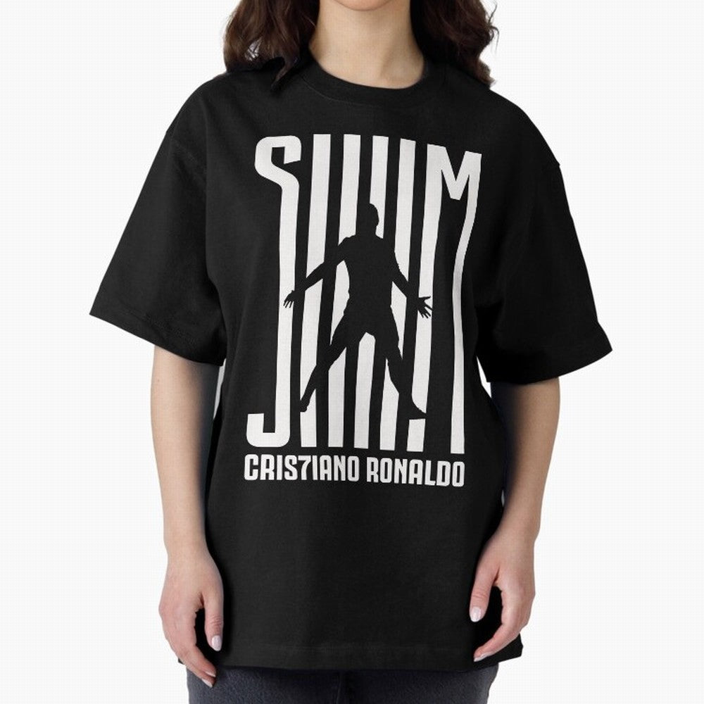 Cristiano Ronaldo - SIM Oversized T-Shirt Celebrate Fan Favorites in Global Football Passion for FIFA World Cup 2026 Group Stage, with Cristiano Ronaldo, Haaland and CR7, Spain, Match Day Excitement, Supporter Culture, Golden Goals and Global