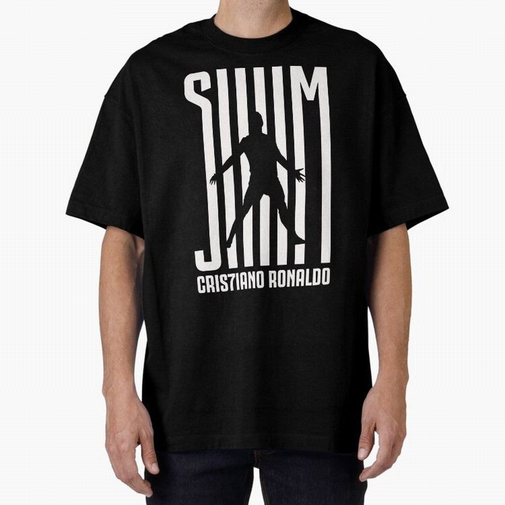 Cristiano Ronaldo - SIM Oversized T-Shirt Celebrate Fan Favorites in Global Football Passion for FIFA World Cup 2026 Group Stage, with Cristiano Ronaldo, Haaland and CR7, Spain, Match Day Excitement, Supporter Culture, Golden Goals and Global