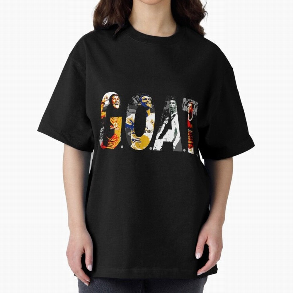 Cristiano Ronaldo Greatest Football Player Of All Time Oversized T-Shirt Celebrate the Road through the FIFA World Cup 2026 USA Canada Mexico Journey through Cristiano Ronaldo Highlights, France Pride, Worldwide Fan Energy, Dramatic Goals, Stadium