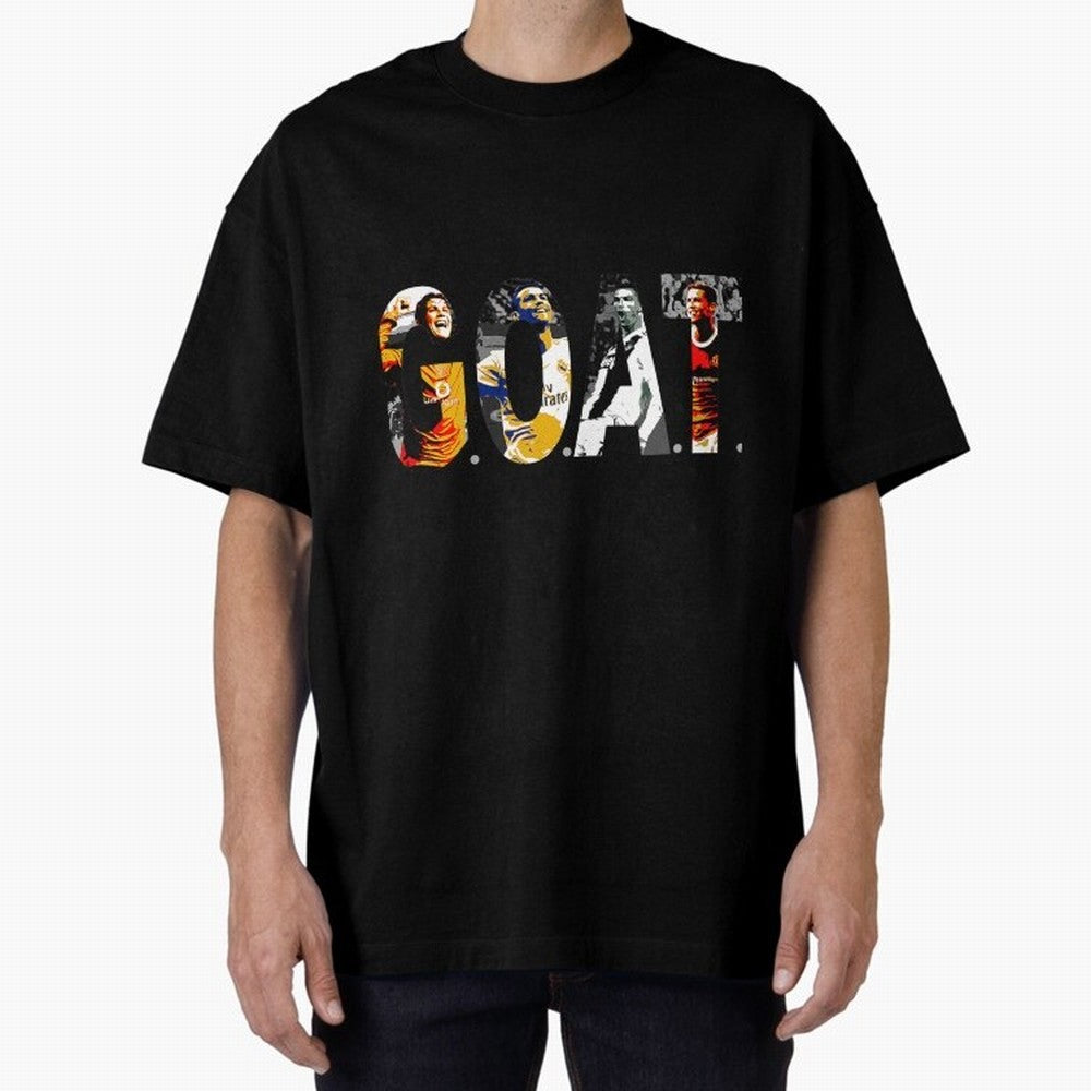 Cristiano Ronaldo Greatest Football Player Of All Time Oversized T-Shirt Celebrate the Road through the FIFA World Cup 2026 USA Canada Mexico Journey through Cristiano Ronaldo Highlights, France Pride, Worldwide Fan Energy, Dramatic Goals, Stadium