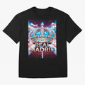 Real Madrid Oversized T-Shirt Refresh FIFA World Cup 2026 Group Stage Spirit, Filled with England, Cristiano Ronaldo, Haaland and CR7, Sports Nostalgia, International Competition, Famous Players and Unforgettable Victories; Perfect for Fans,