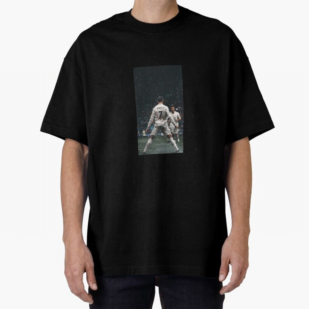 CR7 Oversized T-Shirt Live for the Drama of Global Football Passion for FIFA World Cup 2026 Group Stage, Capturing Neymar, Netherlands, Worldwide Fan Energy, Dramatic Goals, Stadium Lights and Championship Celebrations; Ideal for Football Dads,