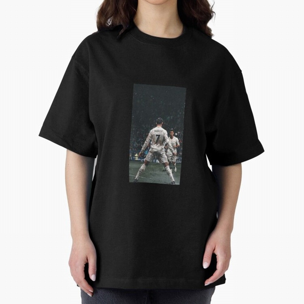 CR7 Oversized T-Shirt Live for the Drama of Global Football Passion for FIFA World Cup 2026 Group Stage, Capturing Neymar, Netherlands, Worldwide Fan Energy, Dramatic Goals, Stadium Lights and Championship Celebrations; Ideal for Football Dads,