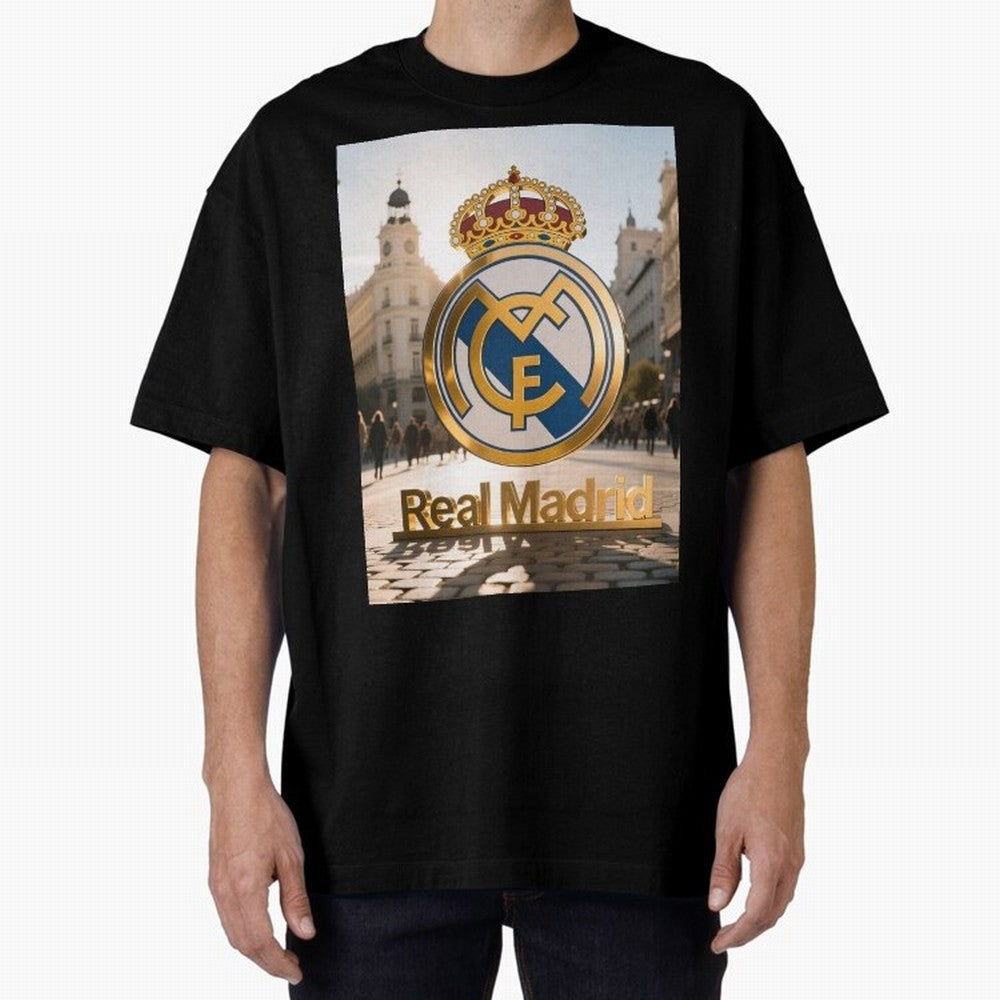 As¨ª as¨ª as¨ª Gana el Madrid Oversized T-Shirt Celebrate the Stars of Global Football Passion for FIFA World Cup 2026 USA Canada Mexico, Inspired by Haaland, Spain, Vintage Soccer Flavor, Modern Football Stars, National Flags and Final Night