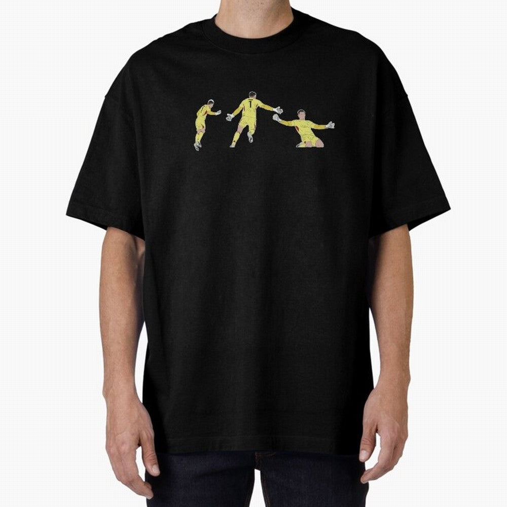 Anatoliy Trubin Last Minute Header Goal Celebration Oversized T-Shirt Celebrate Every Goal in FIFA World Cup 2026 for Fans of Cristiano Ronaldo, Haaland and CR7 and France, Bringing Fan Favorite Moments, National Team Passion, Big Match Drama and