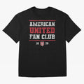 American United Fan Club Oversized T-Shirt Bring Bold Fan Energy to FIFA World Cup 2026 Group Stage Spirit, Connected to England, France and Netherlands, Mbappe and Neymar, Championship Spirit, Famous Goals, Roaring Crowds and International