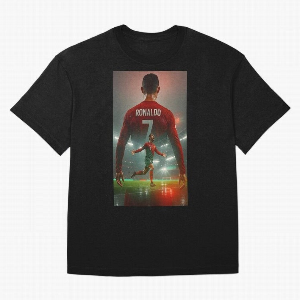 Christiano Ronaldo Oversized T-Shirt Bring Match Day Fire to FIFA World Cup 2026 for Fans of Haaland and France and Portugal, Bringing Tournament Hype, Historic Matchups, Family Viewing Parties and Global Sports Pride; Made for Die Hard Supporters,