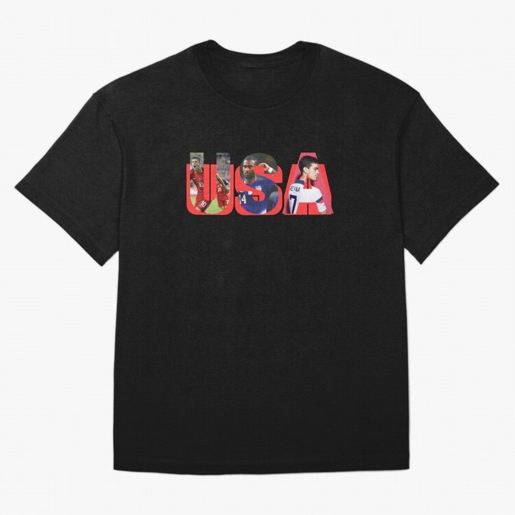 USA Soccer Cristian Pulisic, Haji Wright, Gio Reyna Oversized T-Shirt Support Iconic Players in the FIFA World Cup 2026 Group Stage Journey through Cristiano Ronaldo, Haaland and CR7 Highlights, Argentina Pride, Football Passion, Legendary